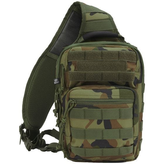 Mochila bandolera Brandit US Cooper en Woodland