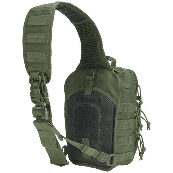 Mochila bandolera Brandit US Cooper en verde oliva