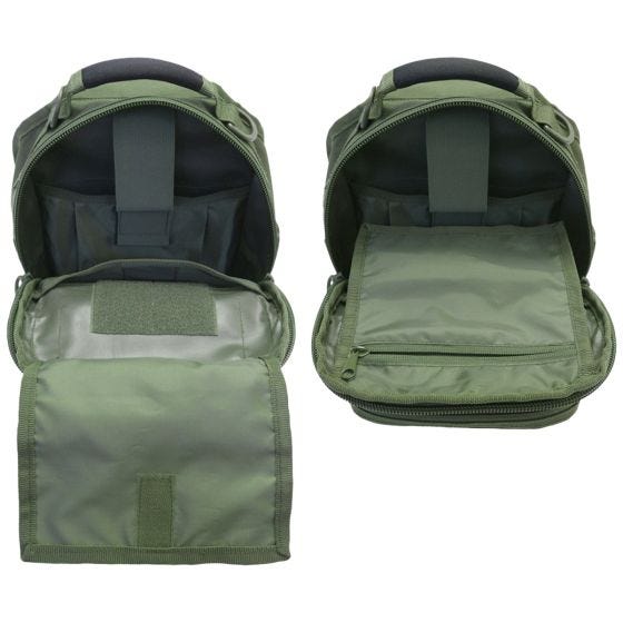 Mochila bandolera Brandit US Cooper en verde oliva