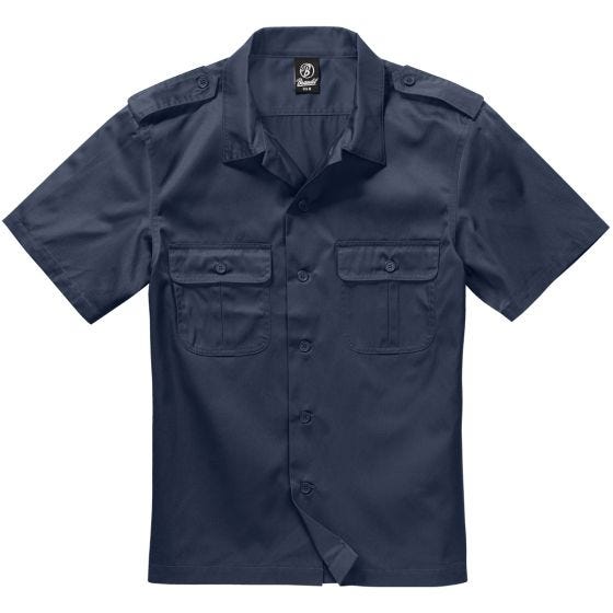 Camisa de manga corta Brandit US en Navy