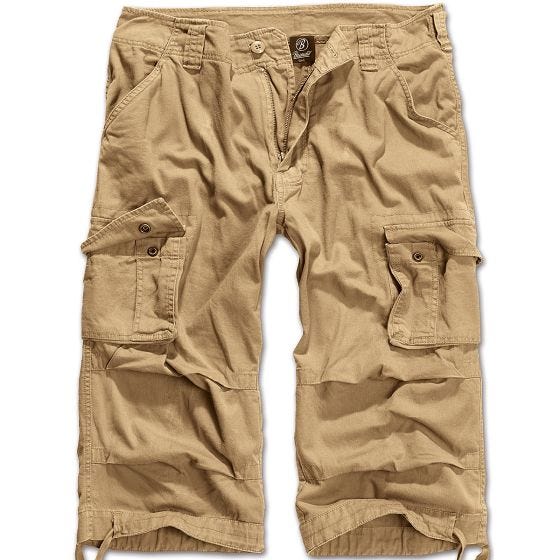Pantalones piratas Brandit Urban Legend en beige