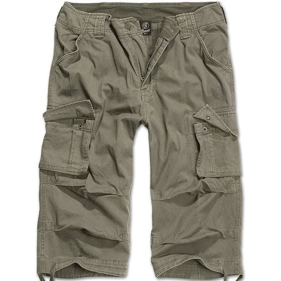 Pantalones piratas Brandit Urban Legend en verde oliva