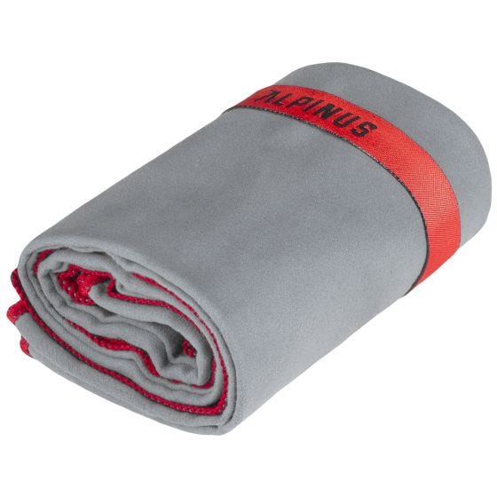 Toalla de microfibras Alpinus Active Alicante - Gris