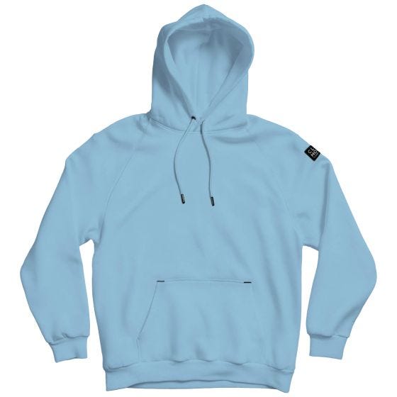 Cazadora con capucha CLOMOD "Blank" - Lagoon Blue