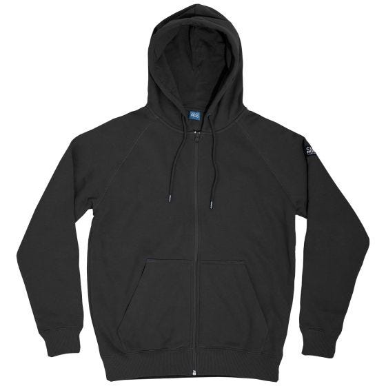 Sudadera con cremallera CLOMOD "Blank" - Negro