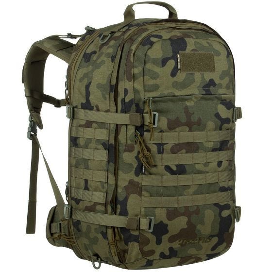 Bolsa bandolera y mochila Wisport Crossfire - PL Woodland