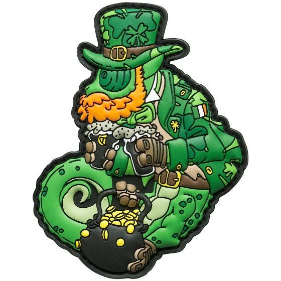 Parche Patchlab Chameleon St. Patrick en verde