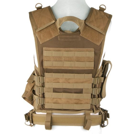 Chaleco Condor Crossdraw en Coyote Brown