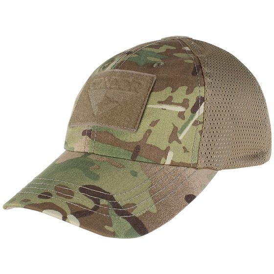 Gorra táctica Condor con malla en MultiCam