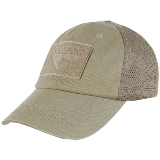 Gorra táctica Condor con malla en Coyote