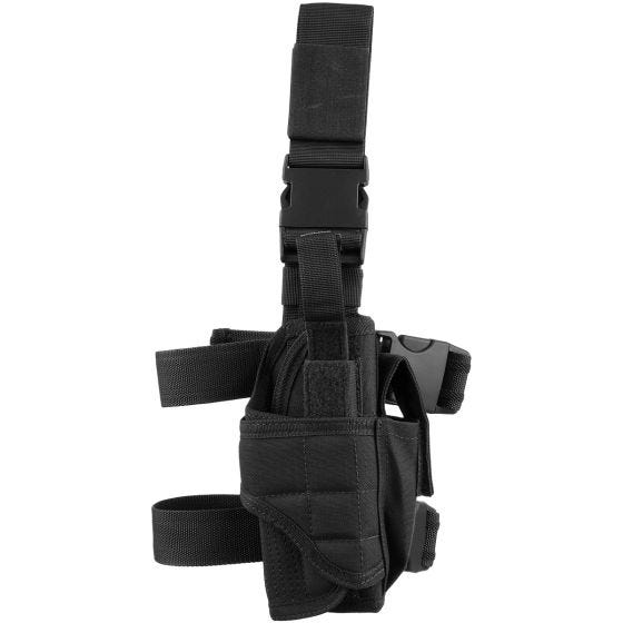 Funda de pistola táctica para pierna Condor Tornado en negro