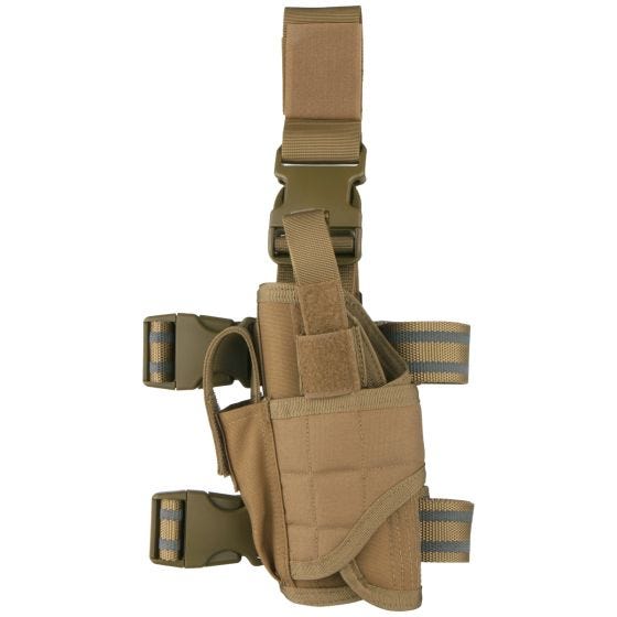 Funda de pistola para pierna izquierda Condor en Coyote Brown