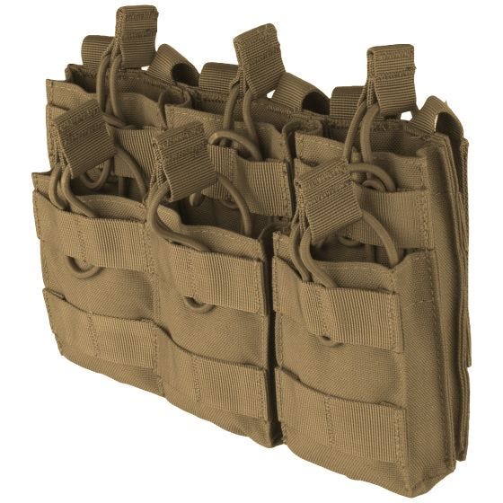 Portacargador triple Condor Stacker M4/M16 en Coyote Brown