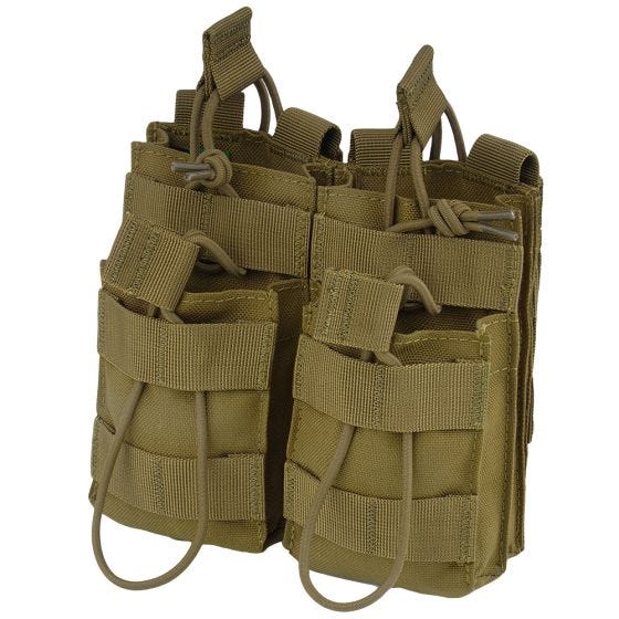 Funda para cartuchos Condor Double Stacker M4/M16 - Coyote Brown