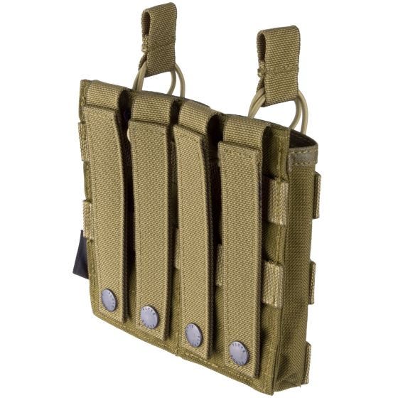 Portacargador universal doble Flyye EV con sistema MOLLE en Coyote Brown