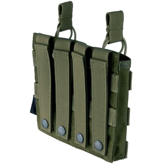 Portacargador universal doble Flyye EV con sistema MOLLE en Ranger Green