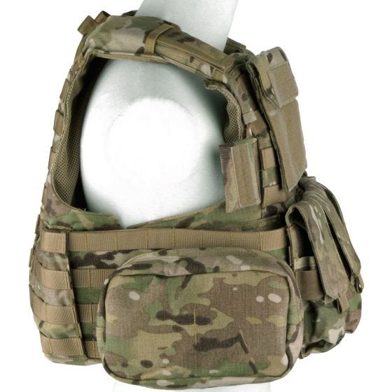 Flyye Chaleco con múltiples bolsillos Force Recon ver. Land en MultiCam
