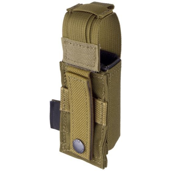 Portacargador individual de cartuchos Flyye 9mm Pistol Ver. HP con sistema MOLLE en Coyote Brown