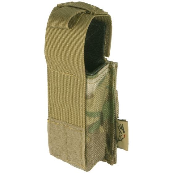 Portacargador individual de cartuchos Flyye 9mm Pistol Ver. HP con sistema MOLLE en MultiCam