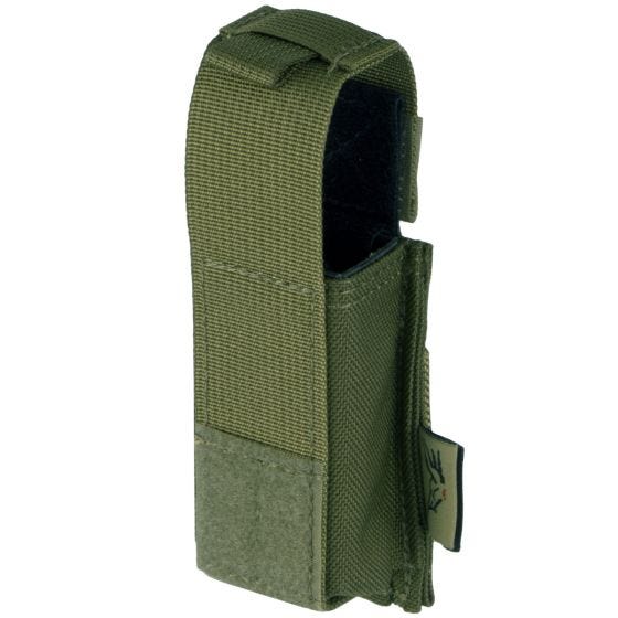 Portacargador individual de cartuchos Flyye 9mm Pistol Ver. HP con sistema MOLLE en Olive Drab