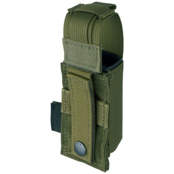Portacargador individual de cartuchos Flyye 9mm Pistol Ver. HP con sistema MOLLE en Olive Drab