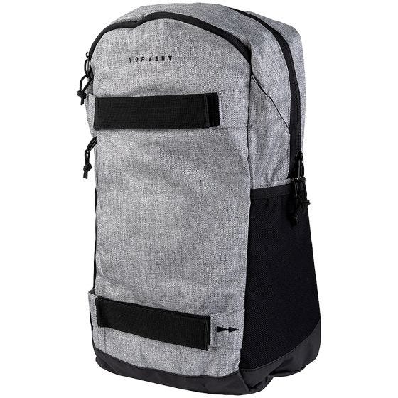 Mochila Forvert Melange Larry - Jaspeado en gris