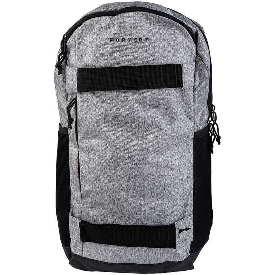 Mochila Forvert Melange Larry - Jaspeado en gris