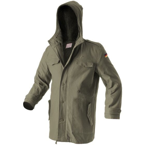 Chaqueta estilo parka con forro Mil-Tec German Army en verde oliva