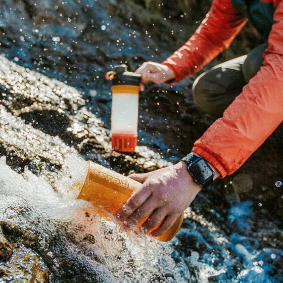 Recambio de filtro purificador de agua GRAYL GeoPress - Naranja