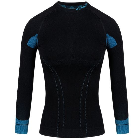 Malla interna superior Alpinus Active Longsleeve - Negro / Azul