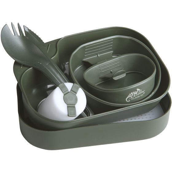 Set de acampada Helikon Wildo Camp-A-Box en verde oliva
