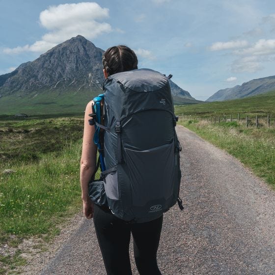 Mochila De las mujeres Highlander Ben Nevis 52 L - Gris