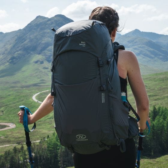 Mochila De las mujeres Highlander Ben Nevis 65 L - Petrol