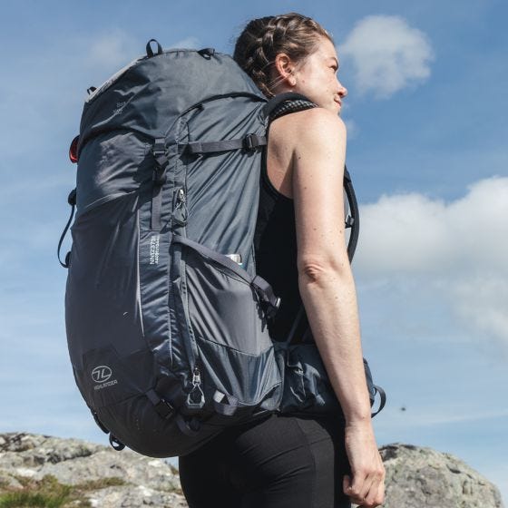Mochila De las mujeres Highlander Ben Nevis 52 L - Gris