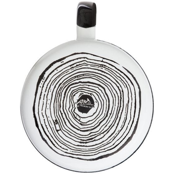 Tazón Helikon Axe Enamel 350 ml - Blanco