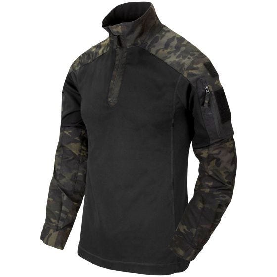 Camisa Helikon MCDU Combat Ripstop - MultiCam Black