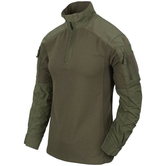 Camisa Helikon MCDU Combat Ripstop - Verde aceituna