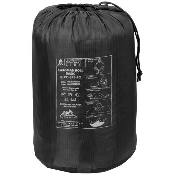 Poncho Helikon Swagman Roll Basic - Negro