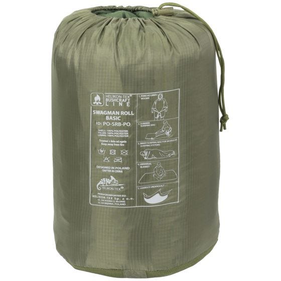 Poncho Helikon Swagman Roll Basic - Verde aceituna