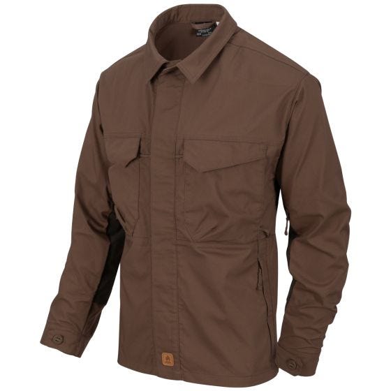 Camisa Helikon Woodsman - Earth Brown / Black A
