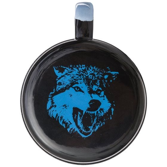 Tazón Helikon Wolf Enamel 350 ml - Negro