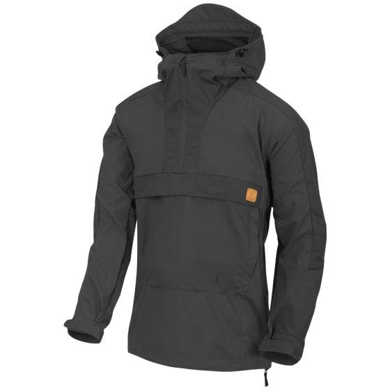 Cazadora estilo anorak Helikon Woodsman - Negro