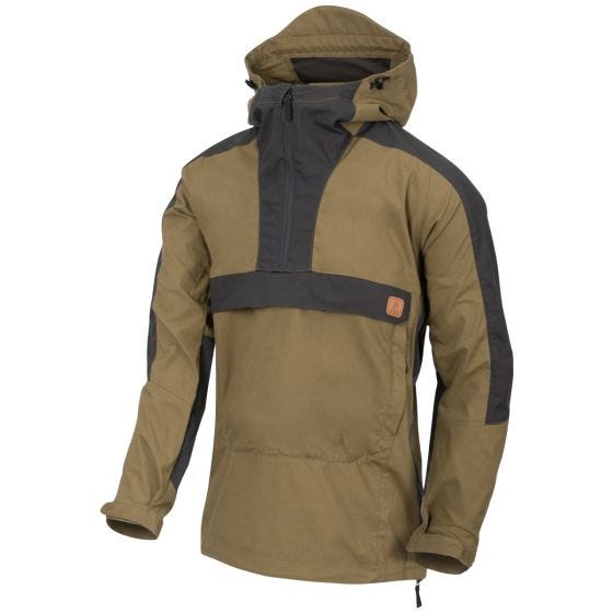 Cazadora estilo anorak Helikon Woodsman - Coyote / Ash Grey