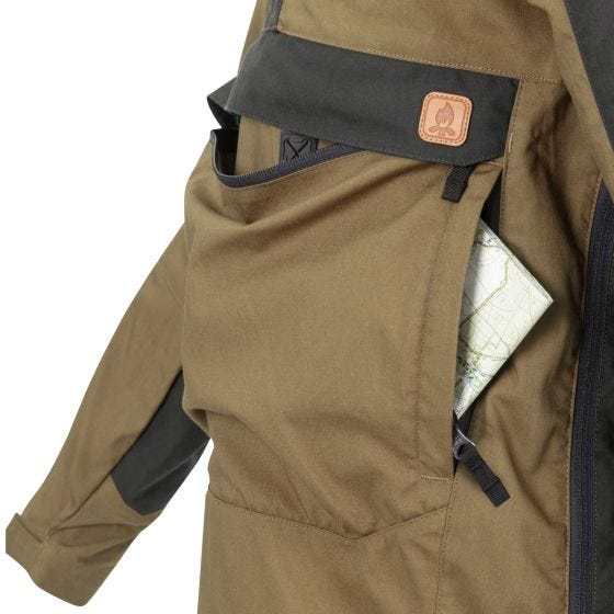 Cazadora estilo anorak Helikon Woodsman - Coyote / Ash Grey