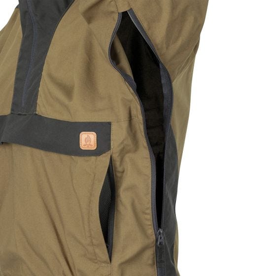 Cazadora estilo anorak Helikon Woodsman - Coyote / Ash Grey
