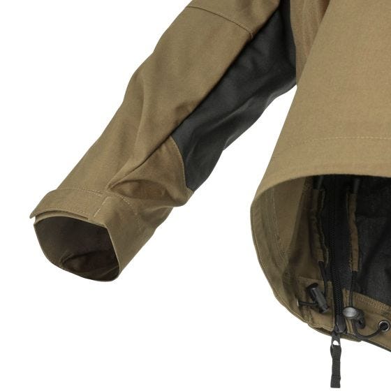 Cazadora estilo anorak Helikon Woodsman - Coyote / Ash Grey