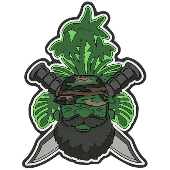 Parche Helikon Beardman Patrol - Verde aceituna