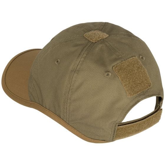 Gorra Helikon Logo Ripstop de polialgodón - Adaptive Green / Coyote