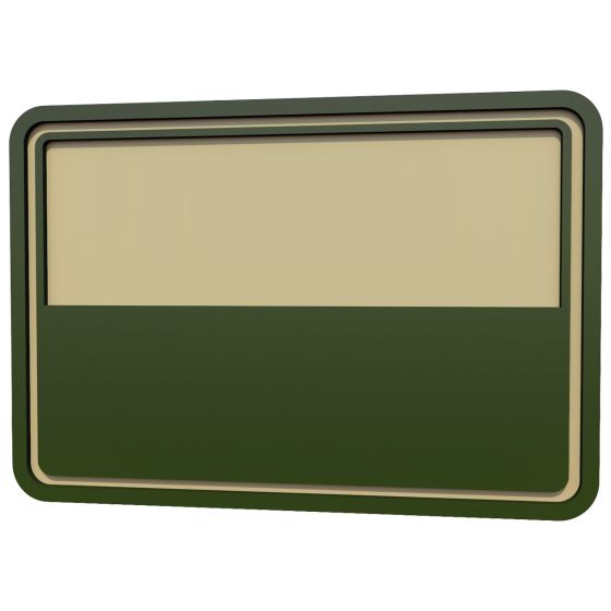 Set de 2 parches Helikon Polish Subdued Flag en caqui