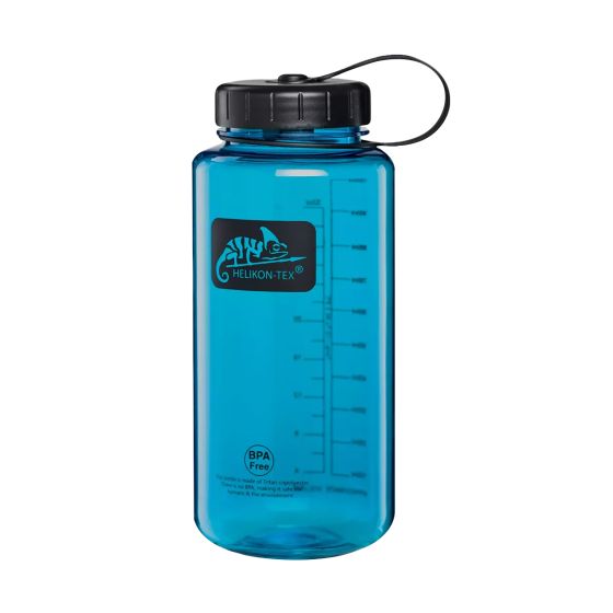 Botella Helikon Wide Mouth Tritan 1 L - Azul / Negro